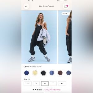 Free People onesie worn once.